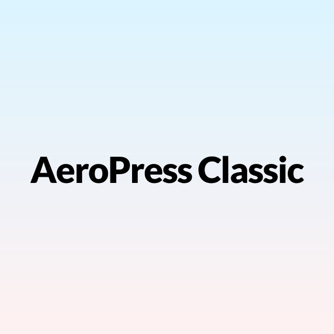 AeroPress Classic