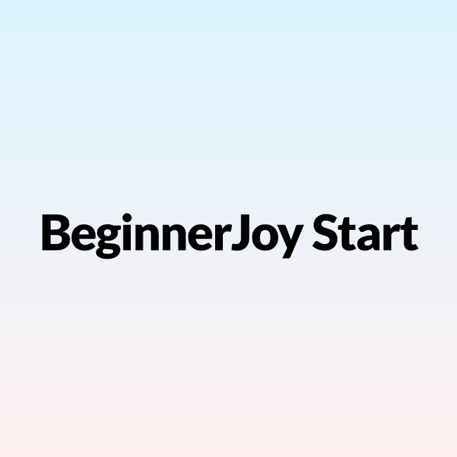 BeginnerJoy Start