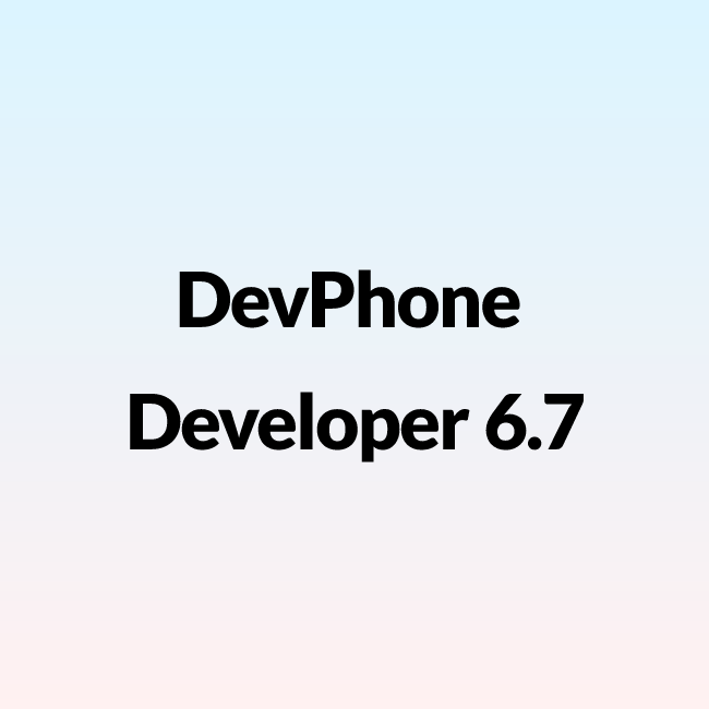 DevPhone Developer 6.7