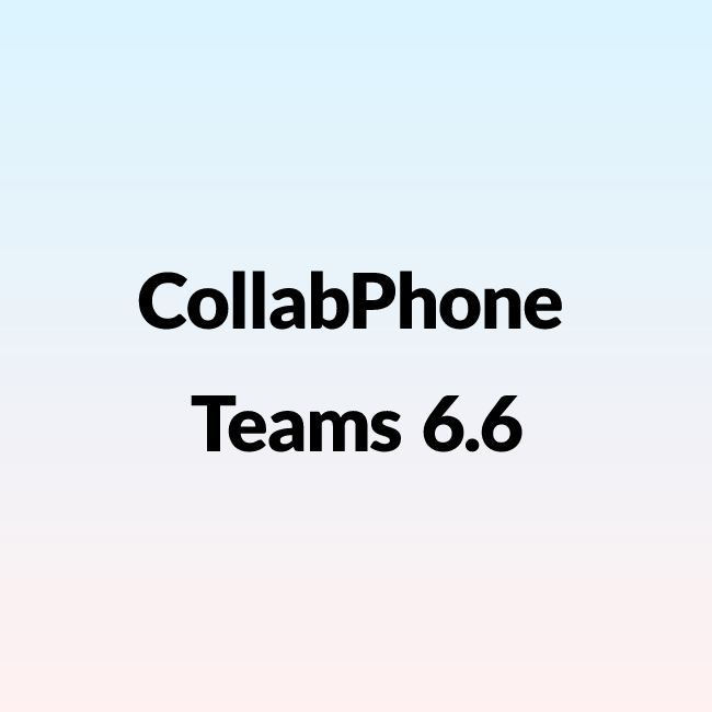 CollabPhone Teams 6.6