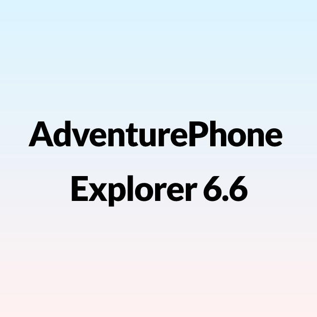 AdventurePhone Explorer 6.6