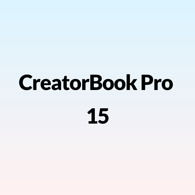 CreatorBook Pro 15