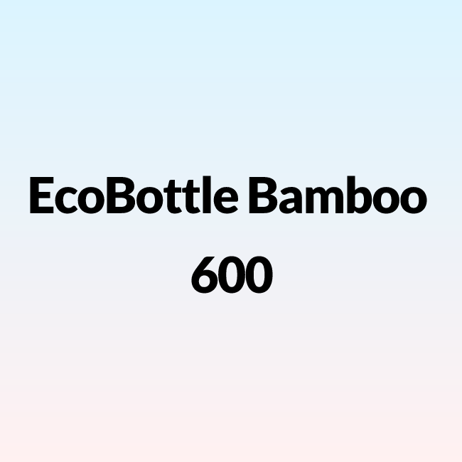 EcoBottle Bamboo 600