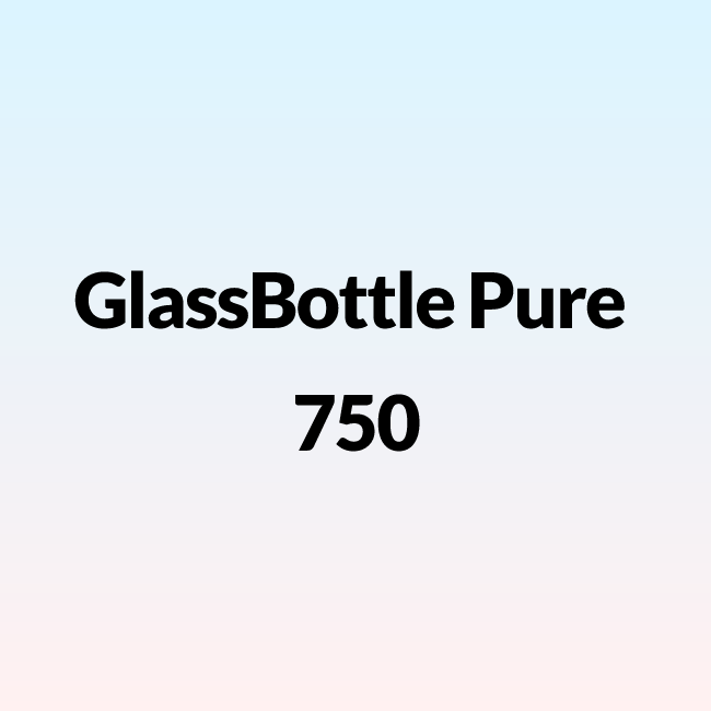 GlassBottle Pure 750