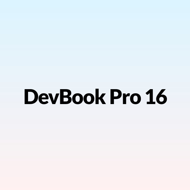 DevBook Pro 16